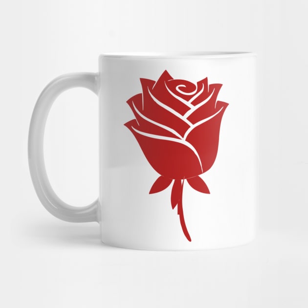 Blooming Passion: Red Rose Flower by Salaar Design Hub